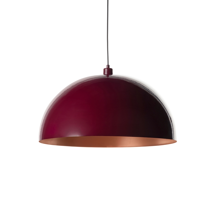 Brilagi - LED Lustr na lanku METALO 1xE27/40W/230V pr. 40 cm burgundy/měděná