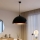 Brilagi - LED Lustr na lanku METALO 1xE27/40W/230V pr. 60 cm černá/měděná