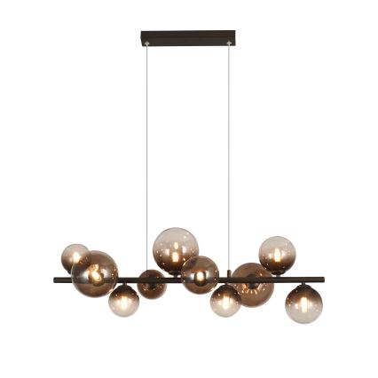 Brilagi - LED Lustr na lanku MILLA 10xG9/3W/230V hnědá/kouřová hnědá