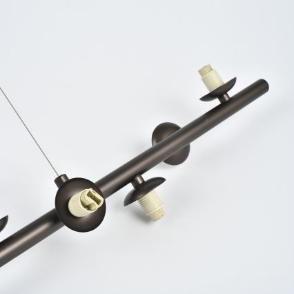 Brilagi - LED Lustr na lanku MILLA 10xG9/3W/230V hnědá/kouřová hnědá