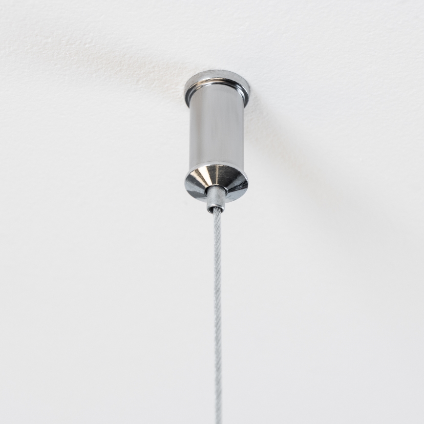 Brilagi - LED Lustr na lanku MILLA 15xG9/3W/230V černý chrom/bílá