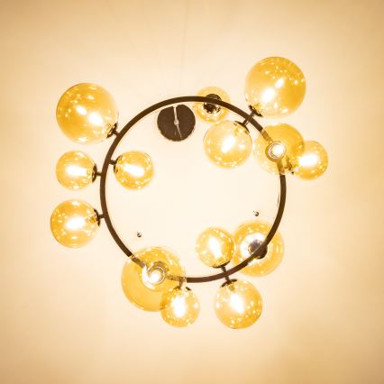 Brilagi - LED Lustr na lanku MILLA 15xG9/3W/230V lesklý chrom/zlatá