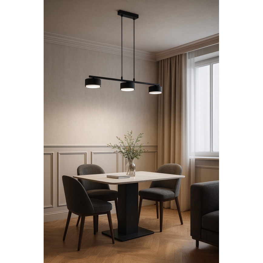 Brilagi - LED Lustr na lanku MONO 3xGX53/30W/230V černá