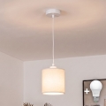 BRILAGI - LED Lustr na lanku NUBILA 1xE27/60W/230V pr. 14 cm bílá/krémová