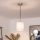Brilagi - LED Lustr na lanku NUBILA 1xE27/60W/230V pr. 14 cm černá/bílá