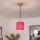 Brilagi - LED Lustr na lanku NUBILA 1xE27/60W/230V pr. 14 cm černá/růžová