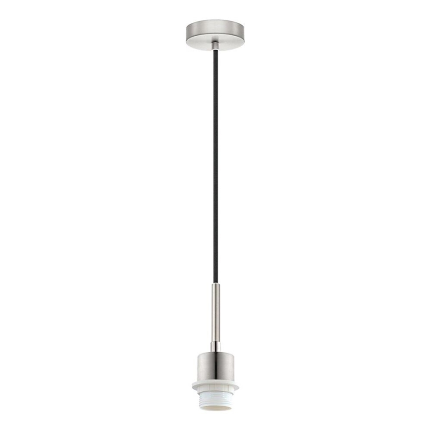 BRILAGI - LED Lustr na lanku NUBILA 1xE27/60W/230V pr. 14 cm černá/světle hnědá