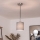 Brilagi - LED Lustr na lanku NUBILA 1xE27/60W/230V pr. 14 cm černá/světle šedá
