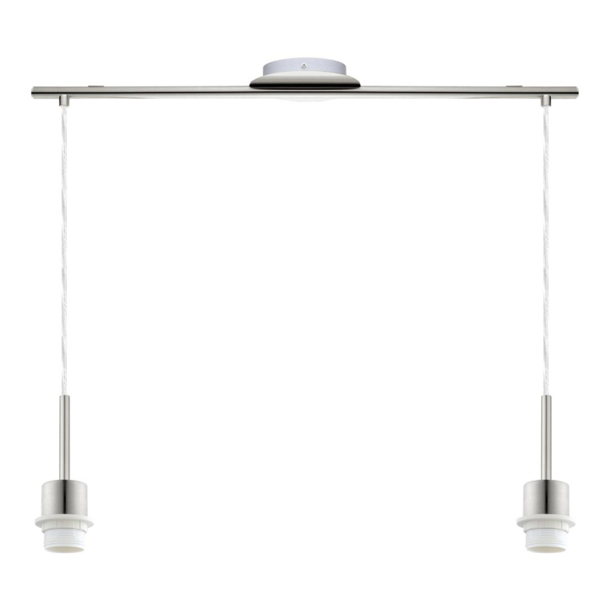 Brilagi - LED Lustr na lanku NUBILA 2xE27/60W/230V šedá