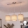 Brilagi - LED Lustr na lanku NUBILA 3xE27/60W/230V hnědá