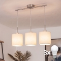 Brilagi - LED Lustr na lanku NUBILA 3xE27/60W/230V krémová