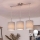 Brilagi - LED Lustr na lanku NUBILA 3xE27/60W/230V šedá