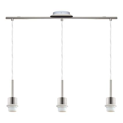 Brilagi - LED Lustr na lanku NUBILA 3xE27/60W/230V šedá