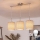 BRILAGI - LED Lustr na lanku NUBILA 3xE27/60W/230V světle hnědá