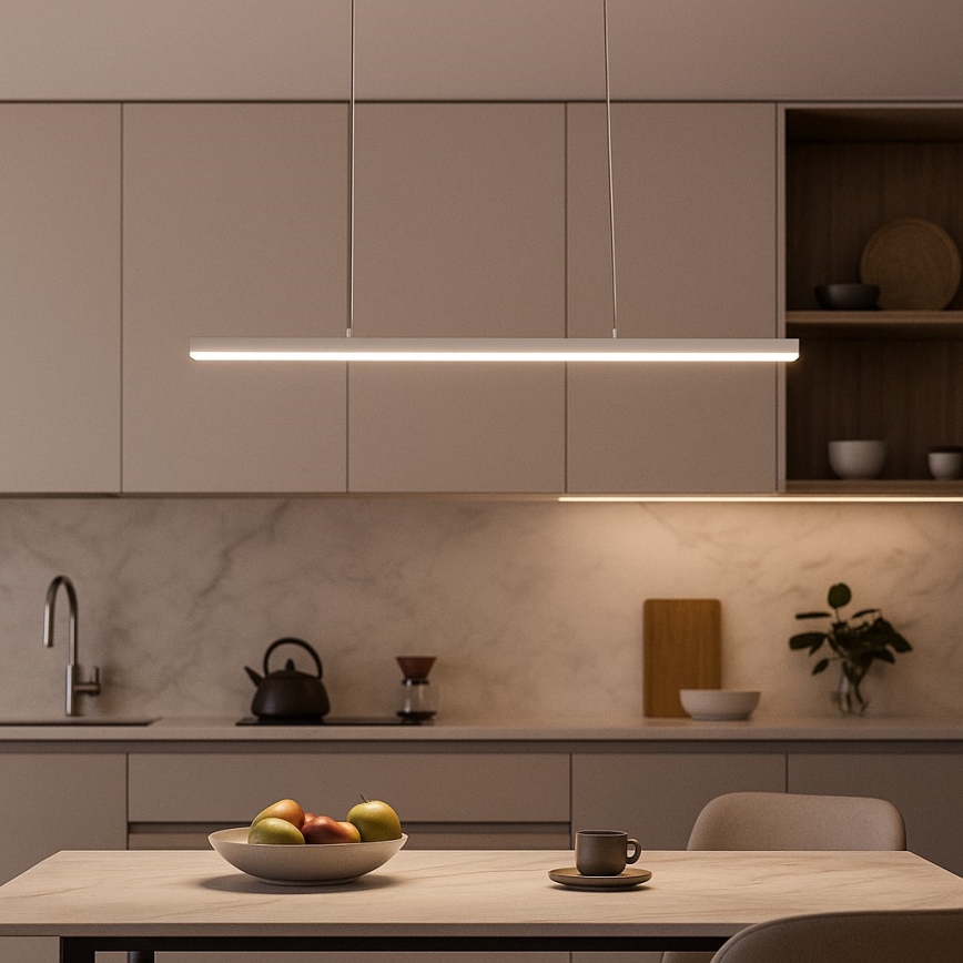 Brilagi - LED Lustr na lanku PAXIS LED/30W/230V 120 cm bílá