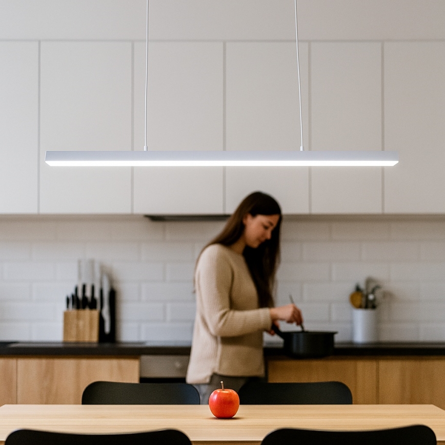 Brilagi - LED Lustr na lanku PAXIS LED/30W/230V 120 cm bílá