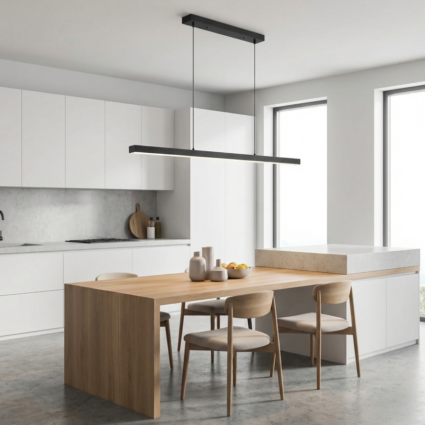 Brilagi - LED Lustr na lanku PAXIS LED/30W/230V 120 cm černá