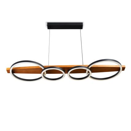BRILAGI - LED Lustr na lanku PLANK LED/35W/230V 4000K 30x100 cm dřevo