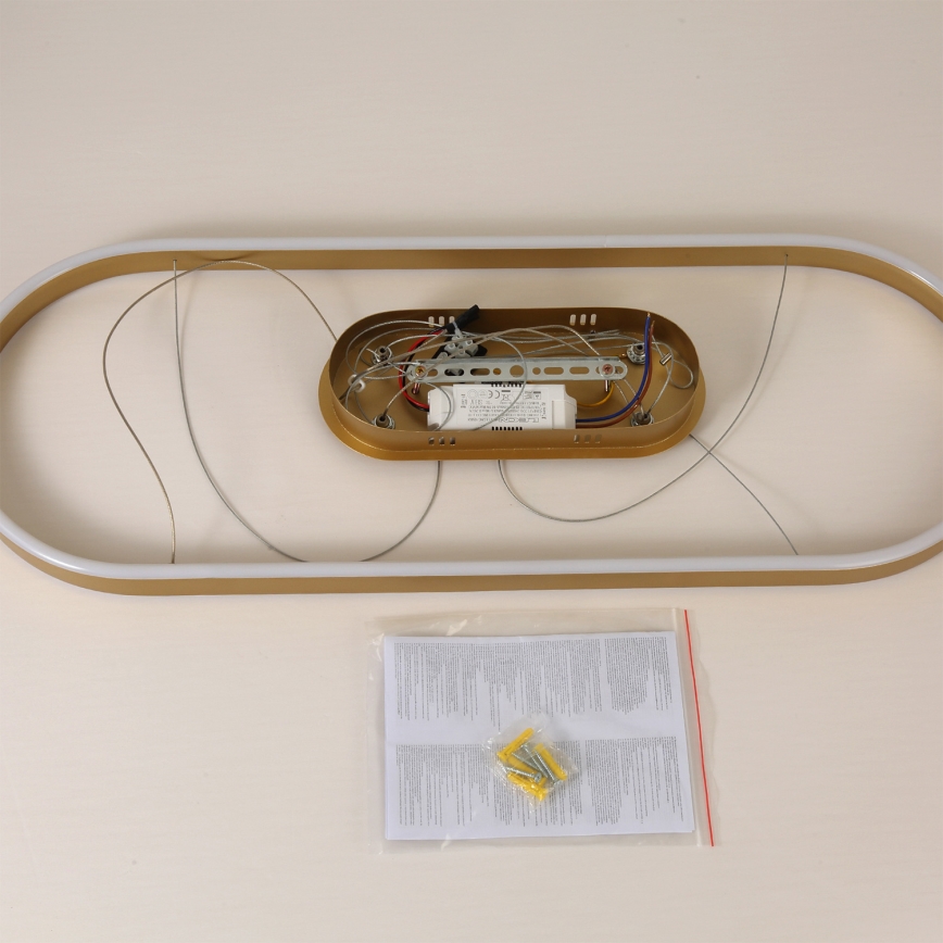 Brilagi - LED Lustr na lanku PONDIE LED/44W/230V 80x30 cm zlatá