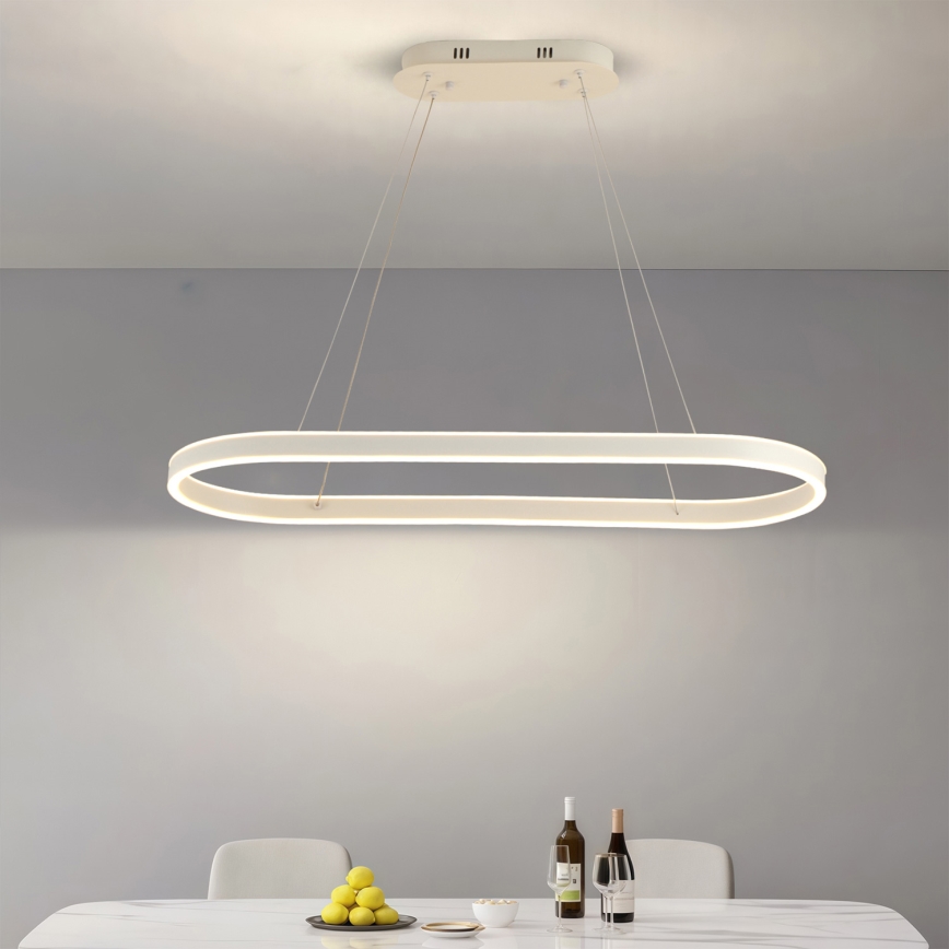 Brilagi - LED Lustr na lanku PONDIE LED/45W/230V 80x30 cm bílá