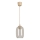 Brilagi - LED Lustr na lanku RETRO GLASS 1xE27/60W/230V pr. 14 cm béžová/kouřová šedá