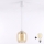 Brilagi - LED Lustr na lanku RETRO GLASS 1xE27/60W/230V pr. 14 cm bílá/kouřová hnědá