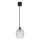 Brilagi - LED Lustr na lanku RETRO GLASS 1xE27/60W/230V pr. 14 cm černá/bílá