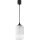 Brilagi - LED Lustr na lanku RETRO GLASS 1xE27/60W/230V pr. 14 cm černá/bílá