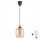 Brilagi - LED Lustr na lanku RETRO GLASS 1xE27/60W/230V pr. 14 cm hnědá/kouřová hnědá