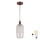 Brilagi - LED Lustr na lanku RETRO GLASS 1xE27/60W/230V pr. 14 cm měděná/bílá