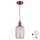 Brilagi - LED Lustr na lanku RETRO GLASS 1xE27/60W/230V pr. 14 cm měděná/bílá