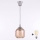 Brilagi - LED Lustr na lanku RETRO GLASS 1xE27/60W/230V pr. 14 cm stříbrná/kouřová hnědá