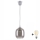 Brilagi - LED Lustr na lanku RETRO GLASS 1xE27/60W/230V pr. 14 cm stříbrná/kouřová šedá