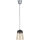 Brilagi - LED Lustr na lanku RETRO GLASS 1xE27/60W/230V pr. 15,5 cm stříbrná/kouřová béžová/černá