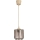 Brilagi - LED Lustr na lanku RETRO GLASS 1xE27/60W/230V pr. 15 cm béžová/kouřová béžová