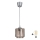 Brilagi - LED Lustr na lanku RETRO GLASS 1xE27/60W/230V pr. 15 cm stříbrná/kouřová béžová