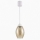 Brilagi - LED Lustr na lanku RETRO GLASS 1xE27/60W/230V pr. 17 cm bílá/kouřová béžová