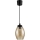 Brilagi - LED Lustr na lanku RETRO GLASS 1xE27/60W/230V pr. 17 cm černá/kouřová béžová