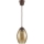 Brilagi - LED Lustr na lanku RETRO GLASS 1xE27/60W/230V pr. 17 cm hnědá/kouřová béžová