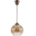 Brilagi - LED Lustr na lanku RETRO GLASS 1xE27/60W/230V pr. 18 cm hnědá/kouřová hnědá