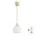 Brilagi - LED Lustr na lanku RETRO GLASS 1xE27/60W/230V pr. 20 cm béžová/bílá