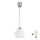Brilagi - LED Lustr na lanku RETRO GLASS 1xE27/60W/230V pr. 20 cm stříbrná/bílá