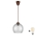 Brilagi - LED Lustr na lanku RETRO GLASS 1xE27/60W/230V pr. 25 cm hnědá/kouřová šedá