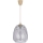 Brilagi - LED Lustr na lanku RETRO GLASS 1xE27/60W/230V pr. 26 cm béžová/kouřová šedá