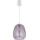 Brilagi - LED Lustr na lanku RETRO GLASS 1xE27/60W/230V pr. 26 cm bílá/kouřová šedá