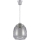 Brilagi - LED Lustr na lanku RETRO GLASS 1xE27/60W/230V pr. 26 cm stříbrná/kouřová šedá