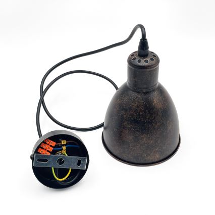 Brilagi - LED Lustr na lanku RIDDY 1xE27/60W/230V měděná/patina