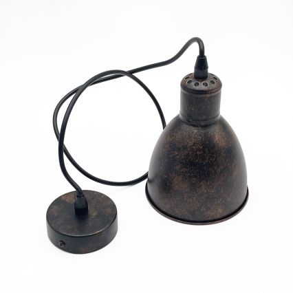 Brilagi - LED Lustr na lanku RIDDY 1xE27/60W/230V měděná/patina