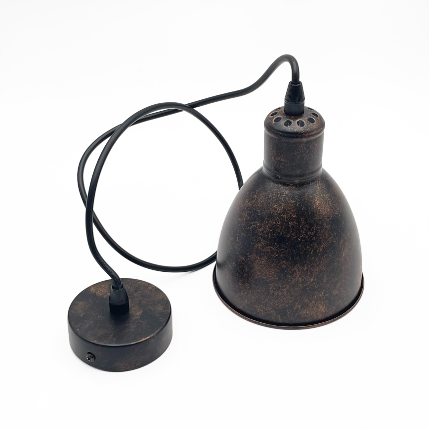 Brilagi - LED Lustr na lanku RIDDY 1xE27/60W/230V měděná/patina