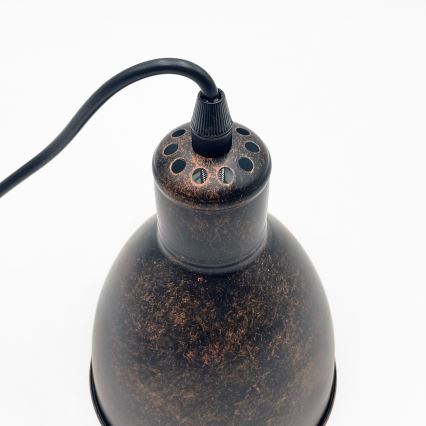 Brilagi - LED Lustr na lanku RIDDY 1xE27/60W/230V měděná/patina